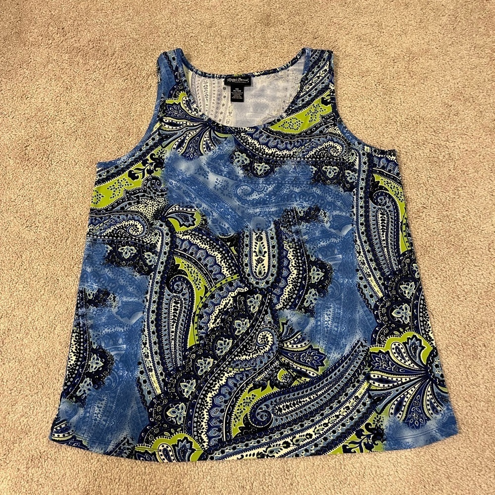 Maggie Barnes Essentials Paisley Print Women's Tank Top
